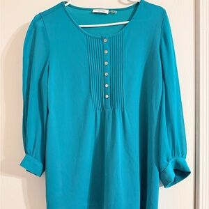 Calvin Klein Bright Teal Scoop Neck Tank Top